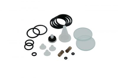 Annual service kit for Testomat EVO TH, 2000, ECO and Titromat, including seal kit, sight glasses, plate plugs, valve kit for injection pump and a filter screen for inlet